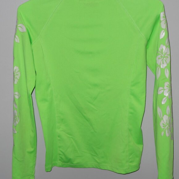 Spicy Tuna Ladies Lime Green Long Sleeve Swim UV Resistant Shirt-Size Small - Picture 5 of 5